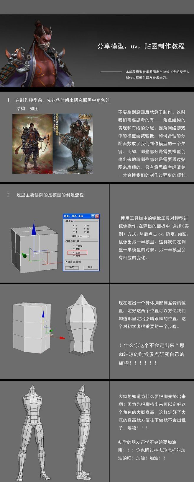 游戏简模角色制作流程1.jpg